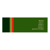 Stripes No. 0160 Business Card Template