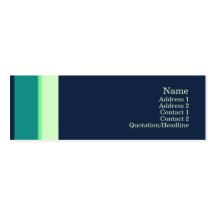Stripes No. 0161 Business Cards