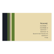 Stripes No. 0164 Business Cards