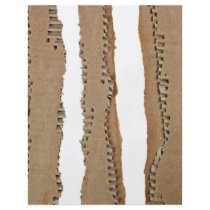 Stripes of corrugated cardboard full color flyer