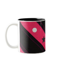 Stripes Spots and Stars Mosiac Mug