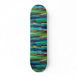 Stripesa ~ Contemporary Abstract Modern Retro Art skateboards