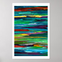 Stripesa ~ Poster / Print with matted design.