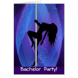 Stripper Girl -  A Bachelor Party! Purple cards