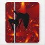 Stripper Girl Mouse Pad - Red