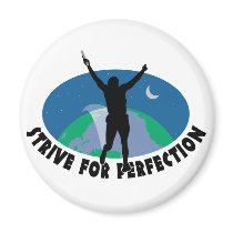 Strive For Perfection Magnet