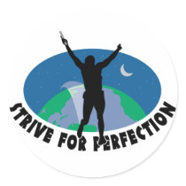 Strive For Perfection Sticker