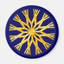 Strohstern straw star magnets