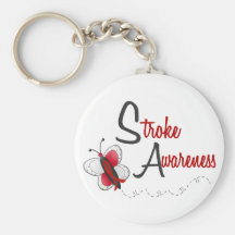 Stroke Awareness BUTTERFLY SERIES 2 Key Chains
