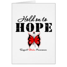 Stroke Awareness Hold On To Hope Cards