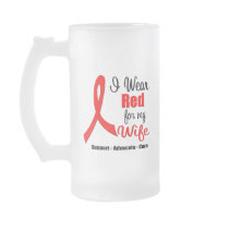 Stroke Awareness - Red Ribbon (Wife) Mugs