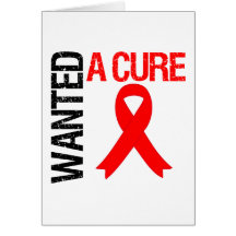 Stroke Awareness Wanted A Cure Greeting Cards