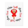 Stroke Faith Hope Love Cross Post Cards