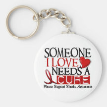 Stroke NEEDS A CURE 1 Key Chains