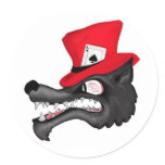 Stroke of Luck Lone Wolf Stickers
