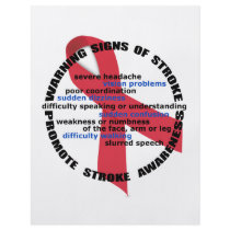 Stroke Warning Signs & Symptoms Flyer