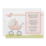 Stroller Baby Shower Invitation