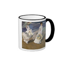 Strolling along the Seashore, 1909 Coffee Mug