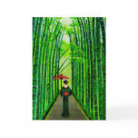 "Strolling Beauty" Card