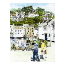 'Strolling' Postcard