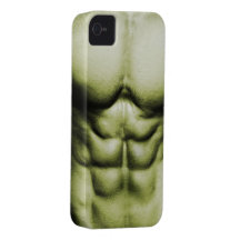 Strong 6 pack abs iPhone 4 case