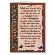 Strong in the Lord Card