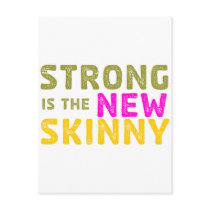 Strong is the New Skinny - Sketch Post Cards
