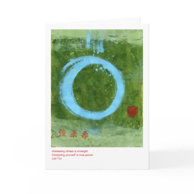 Strong Tao Greeting Card by DevaRay