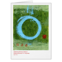 Strong Tao Greeting Card