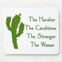 Strong Woman Mouse Mats