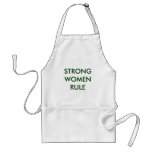 STRONG WOMEN RULE aprons