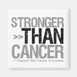 Stronger Than Cancer - Skin Cancer magnets
