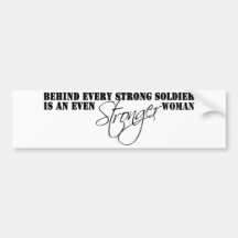 Stronger Woman Bumper Sticker