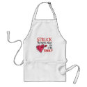 Struck With Cupid's Arrow In The 1960's aprons