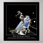 STS-101 Shuttle Mission - y2k; Aststronauts Print