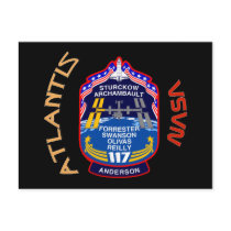 STS 117 Atlantis Postcard
