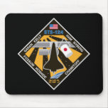 STS 124 Mission Patch mousepads