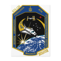 STS 126 Endeavour Post Card