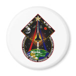 STS 129 Flight Patch magnets