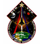 STS 129 Flight Patch t-shirts