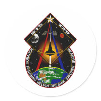 STS 129 patch Stickers