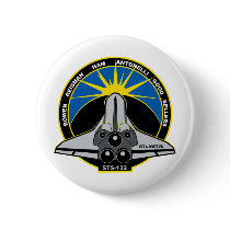 STS 132 Atlantis Pinback Buttons