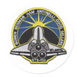 STS-132 space shuttle final flight stickers