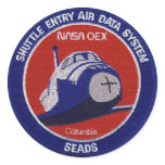 STS-1 ROUND STICKER