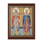 Sts. Catherine and Alexandra Prayer Cards postcards