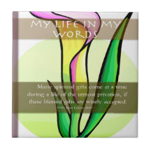 Stuart Words Trivet Tile