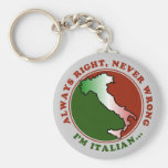 Stubborn Italian Funny Key Chains