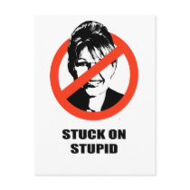 Stuck on Stupid Postcard
