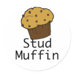 Stud Muffin Boy stickers