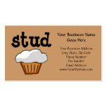 Stud Muffin, Cute Funny Baked Good business cards